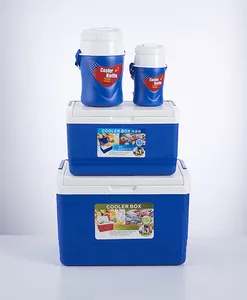 Promotion Customized Portable Plastic Ice Beer Cooler Box Plastic Insulated Cooler Jug For Outdoor Picnic