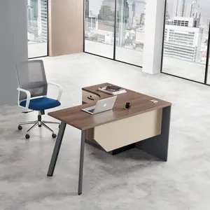 Foshan 공장 직접 판매 현대 1.4m 길이 사무실 테이블 고정 캐비닛 상업용 사무실 테이블 판매