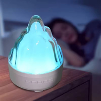 Enceinte Bluetooth RGB Snow Mountain Cool, salon, hôtel, lumière d'ambiance rechargeable, boîte à musique HIFI de bureau