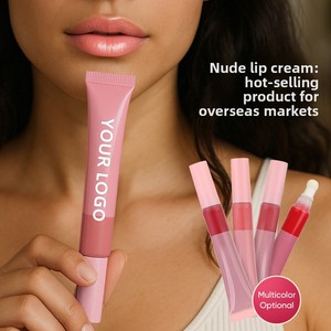 Brillo Labial Personalizado con Logotipo, 10 Colores, Resistente al Agua, Larga Duración, Mate y Brillante, Textura Cremosa, Terciopelo, 24 Horas de Larga Duración, Crema Labial Vegana - Product Image 4