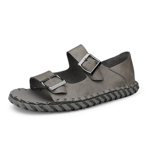 Pantoufles décontractées tendance avec logo personnalisé, nouveau design, pantoufles pour hommes avec semelle en liège - Product Image 1