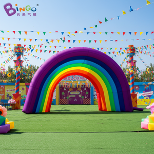 Arche gonflable publicitaire portable pour <span class=keywords><strong>location</strong></span> d'équipements, tunnel gonflable personnalisé pour mariages et fêtes, arche gonflable arc-en-ciel pour événements extérieurs - Product Image 3