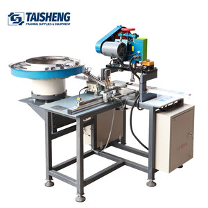 Presse à crochets en fer Taisheng TS-J47 220V, facile à utiliser, pour accessoires <span class=keywords><strong>de</strong></span> cadres photo, presse à crochets en dents <span class=keywords><strong>de</strong></span> scie pour cadres d'art - Product Image 4