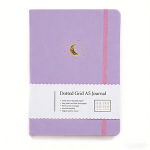 Agenda/Diario Personalizada A5 con Puntos, Planificador Diario, Material Escolar, Cuaderno de Bienestar, Libreta de Cuero - Product Image 1