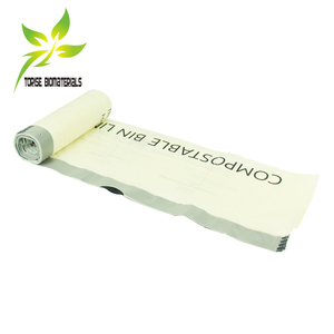 Bolsa de basura con cordón compostable de 13 galones al por mayor bolsas de basura biodegradables grandes con precio de fábrica bolsas de bioplástico - Product Image 3