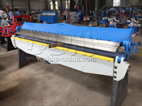 Machine à plier manuel, avec freins à boîte ou supports de freins, 2.5x1220mm, livraison gratuite