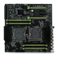 Carte mère X99 double processeur Intel Xeon E5 LGA2011 V3 C612, quatre DDR3, carte mère PC, carte mère de jeu pour ordinateur de bureau