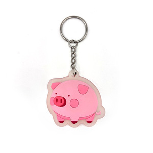 Custom 2D PVC Keychain Molded Rubber <b>Key</b> <b>Tag</b> for Tourist Souvenir Museum Gift Bulk Supply - Product Image 3