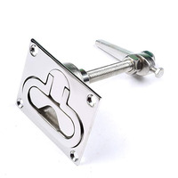 Verrou de trappe à traction affleurante loquet de bateau en acier inoxydable poignée de levage Slam serrure de loquet de Compression marine pour bateau en stock