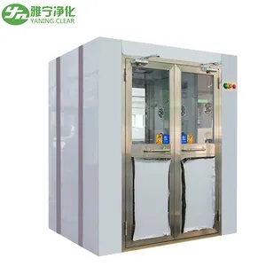 YANING Supply High Quality Stainless Steel 304 Clean Room Automatic Door Air Shower