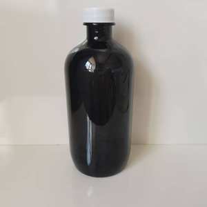 500ml 1 Pint Leere PDP Hydro Polis Plastikflasche Schwarz mit Deckel & Folienversiegelung für Sirup - Product Image 3