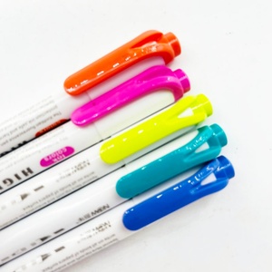 Juego de Marcadores de Colores Pastel de Secado Rápido, No Tóxicos, Punta Doble Biselada, Marcador Artístico para Estudiantes - Product Image 5