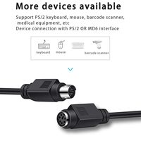 Mini Din 6-Stift Männlich zu Weiblich PS2 PS/2 Verlängerungskabel für Computer PC Tastatur-Maus