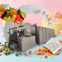 Ligne de production entièrement automatique QHBAKE 3D multifonctionnelle pour bonbons gélifiés à la pectine, à la gélatine et à l'amidon, machine à fabriquer les oursons gélifiés