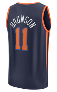 Jersey Basket New York 11 Brunson Bordir Berkualitas Tinggi Grosir, Jahitan Rapi, Jersey Custom dengan Logo - Product Image 4