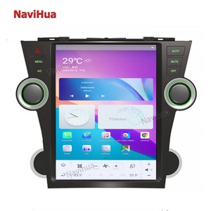 Navihua Car Android Radio Stereo Vertical Screen DVD Player GPS Navigator Multimedia Video <b>System</b> for Toyota Highlander 2010-12 - Product Image 1