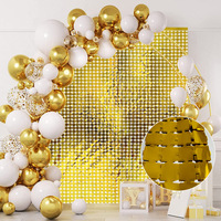 Rideau à franges carrées brillantes 2x3m, guirlandes scintillantes, toile de fond de fête, rideau de porte en guirlande, décoration pour mariage, anniversaire, baby shower