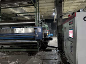 آلة تشطيب الصوف والنسيج ثنائية الغرض تعمل بالطاقة الآلية بقوة 120 كيلوواط وجهد 380 فولت مع تحكم PLC وضمان لمدة عام - Product Image 4