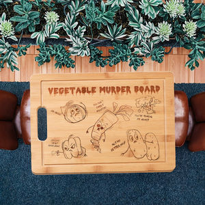 Planche à découper en bois de manguier avec gravure personnalisée - Plateau de service - Product Image 3