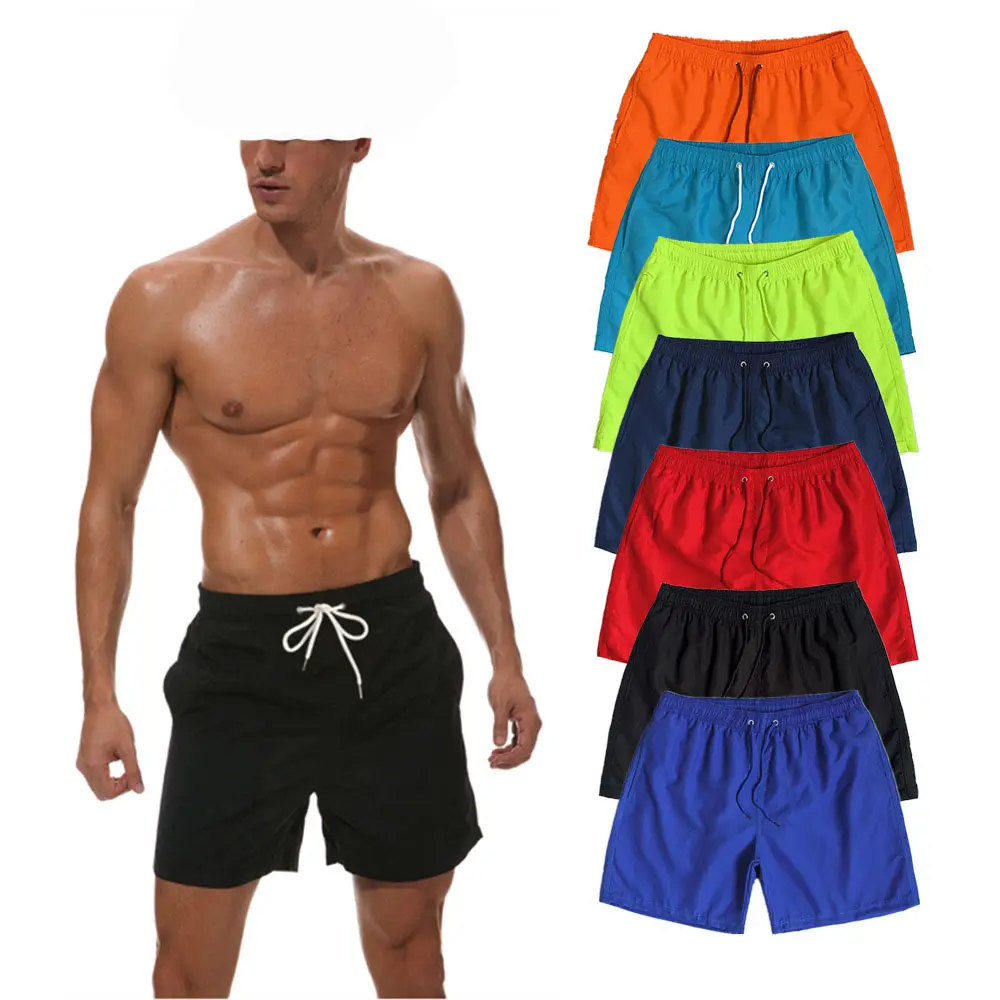 JL0322A Short de bain vierge pour homme imprimé logo personnalisé maillot de bain vente en gros de maillot de bain de plage pour homme