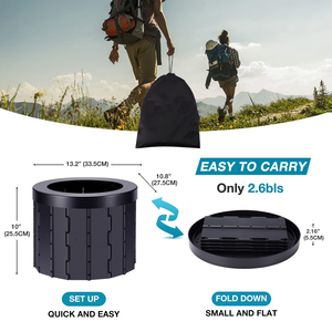 <span class=keywords><strong>Toilette</strong></span> pliable portable, <span class=keywords><strong>toilette</strong></span> de voyage en voiture, <span class=keywords><strong>toilette</strong></span> imperméable pour le camping, pot pour adultes, <span class=keywords><strong>toilette</strong></span> pour le camping, la navigation de plaisance, la randonnée, les longs trajets - Product Image 3