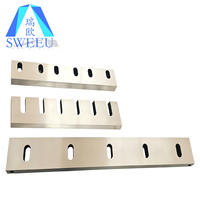 Lames de broyeur de plastique SKD11 D2 résistantes à l'usure, lames de broyeur industriel pour machine de recyclage du plastique