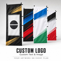 Drapeau de bannière Nobori de style japonais en polyester tricoté personnalisé 2*5 pieds pour la décoration de garage