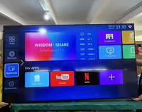 Fabricant de téléviseurs 85 pouces, usine acceptant les commandes OEM personnalisées, téléviseur intelligent Android Wifi 4K Ultra HD plein écran