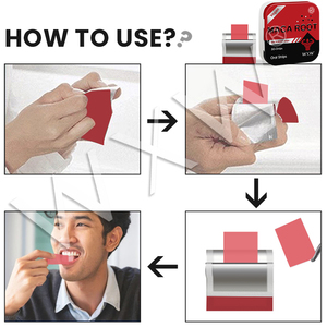 Bandes orales de racine de maca sans sucre de haute qualité à bas prix, film oral de maca à dissolution rapide, film oral mince pour la récupération d'énergie - Product Image 5