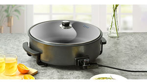 High Quality Frying <strong>Pan</strong> 40 Cm Hot Sell Aluminium Non Stick Electric <strong>Grill</strong> <strong>Pan</strong> Electric Pizza <strong>Pan</strong> - Product Image 5