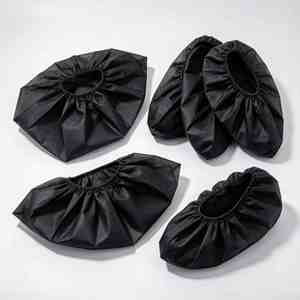 Surchaussures jetables en tissu non tissé PP, anti-poussière, recyclables, respirantes, pour intérieur, vente en gros - Product Image 2