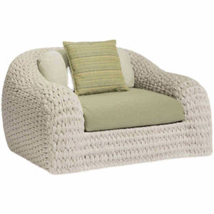 Ensemble de canapés en rotin tressé de haute qualité au design moderne avec coussins pour hôtel, villa, parc, mobilier de jardin extérieur - Product Image 5