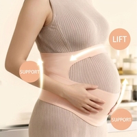 Ceinture de soutien abdominale fine et respirante pour la seconde et la troisième trimestres de grossesse, soulage la pression lombaire, attelle prénatale lombaire