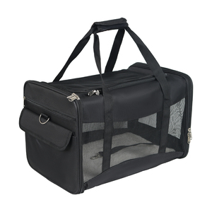 Bolsa de viaje para mascotas Portador extensible para perros Aprobado por la aerolínea Portador plegable para gatos Lateral suave extra espacioso - Product Image 4