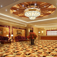 Tapis Axminster sur mesure avec design moderne pour salle de banquet, tapis pour hôtel 5 étoiles, tapis mural pour hall d'hôtel, tapis de chambre d'hôtel
