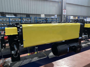 Grúa Móvil de Control Remoto con Cable de Acero y Polipasto Eléctrico de Doble Gancho y Haz Único para 3 Toneladas, de Agencia de Personalización Europea - Product Image 5