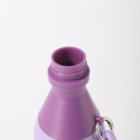 Bouteille d'eau portable en acier inoxydable à double paroi de 500 ml, isolée sous vide, sans BPA, anti-fuite, en forme de cola, pour le sport et le camping