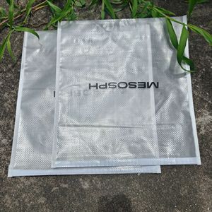 Bolsa Tejida con Cierre <span class=keywords><strong>de</strong></span> Cremallera, Venta Caliente Transfronteriza, Impresión <span class=keywords><strong>de</strong></span> Marca Personalizada, Amplia para <span class=keywords><strong>Camisetas</strong></span>, Suéteres, Ropa, Envío <span class=keywords><strong>de</strong></span> Paquetes - Product Image 2