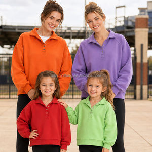 Sudadera Personalizada para Padres e Hijos, Manga Larga, Cuello y Puños Acanalados, Talla Americana, Precio de Fábrica, Envío Rápido - Product Image 4