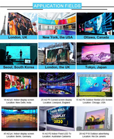 Écran LED extérieur étanche couleur pleine résolution P2 P3 P3.91 pour événements en direct, publicité d'entreprises, extérieur