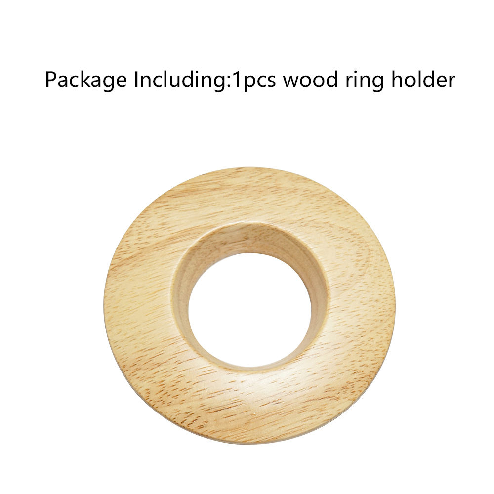 Khaki (1 pz porta anelli in legno)