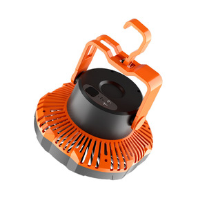 Ventilateur de camping portable de qualité industrielle Ananke Tools, lampe LED, alimenté par batterie, corps en plastique, modèle F8, ventilateur de bureau/table DIY, extérieur - Product Image 5