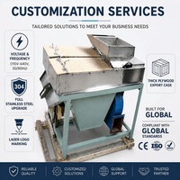 Machine à peler les cacahuètes haute capacité 250 kg/h avec un taux de pelage de 96 %, machine à enlever la peau des cacahuètes grillées