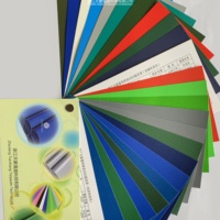 Tissu enduit de PVC résistant aux produits chimiques pour diaphragmes, revêtements de réservoirs et rideaux industriels