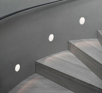 GW07050 Lampe murale à LED minimaliste nordique 5W sans garniture GU10 Lampe d'escalier en gypse Encastré LED Plâtre Applique murale