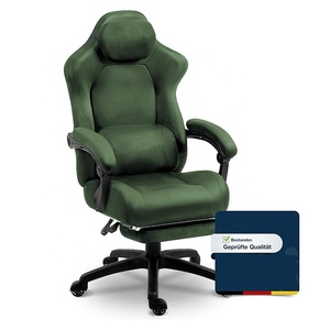 Chaise de jeu allemande avec mécanisme de synchronisation et d'inclinaison, massage, gravité zéro, inclinable, base en nylon robuste pour jusqu'à 300 livres - Product Image 4