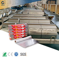 Rouleau de papier aluminium de qualité supérieure, qualité alimentaire AA, épaisseur 0,006-0,2 mm, tempérament souple, pour la cuisson et l'emballage domestiques