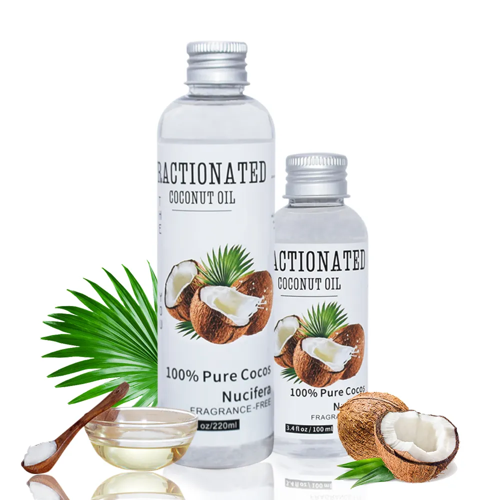 Aceite de coco Natural puro para el cuidado de la piel, 2020 ml, OEM, aceite de coco virgen orgánico, novedad de 100