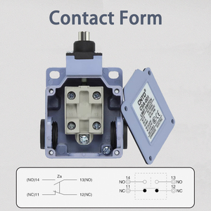 Cntd CSA-031M loại IP66 không thấm nước dọc giới hạn chuyển hướng dẫn sử dụng thiết lập lại đôi mùa xuân 10A 380V Con lăn đòn bẩy an toàn giới hạn chuyển đổi - Product Image 3