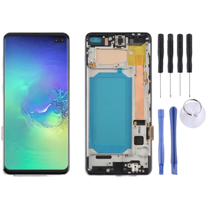 Écran LCD TFT 6,05 pouces avec numériseur et châssis pour <span class=keywords><strong>S10</strong></span> 4G <span class=keywords><strong>SM</strong></span>-<span class=keywords><strong>G973F</strong></span>, garantie 6 mois - Product Image 1